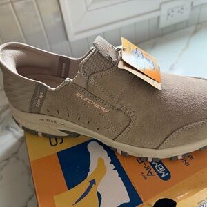 Skechers women’s Slip-On Trail Shoe — Taupe